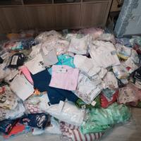 Stock 1290 pezzi abbigliamento 0-16