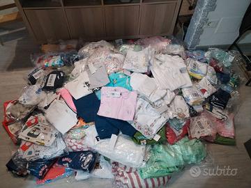 Stock 1290 pezzi abbigliamento 0-16
