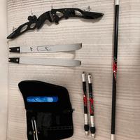 Arco olimpico completo + stabilizzatori e mirino –