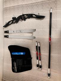 Arco olimpico completo + stabilizzatori e mirino –