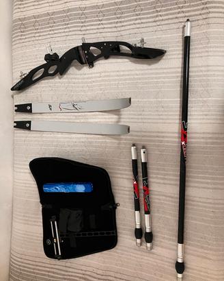 Arco olimpico completo + stabilizzatori e mirino –