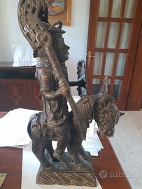 Cavaliere bronzo ife Benin Nigeria arte africana