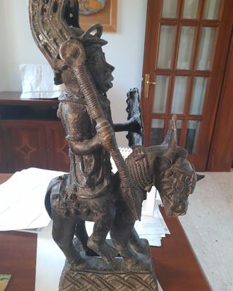 Cavaliere bronzo ife Benin Nigeria arte africana