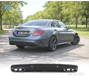 DIFUSORE MERCEDES CLASSE C W205 SEDAN 14-18 LOOK A