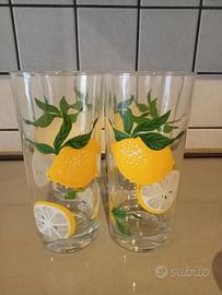 Bicchieri limonata vintage