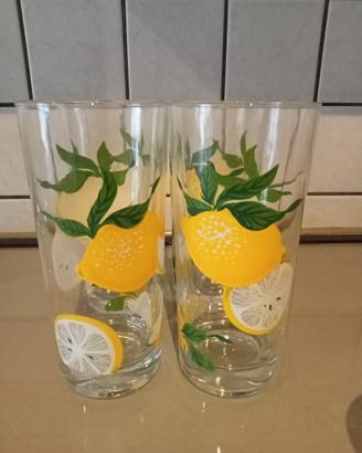 Bicchieri limonata vintage