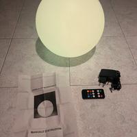 Lampada sfera multicolore