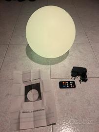 Lampada sfera multicolore