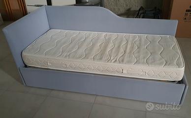 letto lettino sponde angolo cassetti