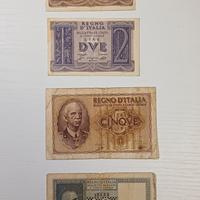 1, 2, 5, 10 Lire Impero