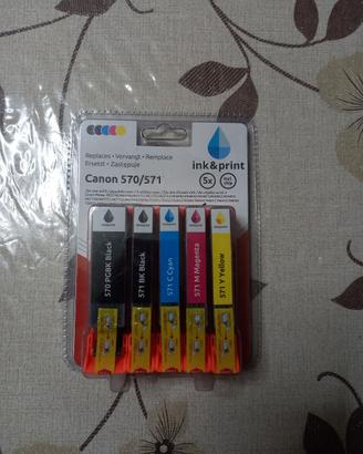 Cartucce stampante canon 570/571