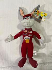 Bugs Bunny Looney Tunes – Peluche con tuta Ferrari