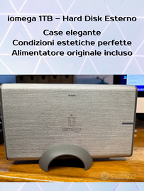Hard Disk Esterno Iomega 1TB – Testato, perfetto,