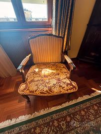 Set angolo salotto: poltroncina + pantana vintage