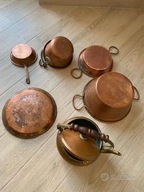 Set di pentole in rame