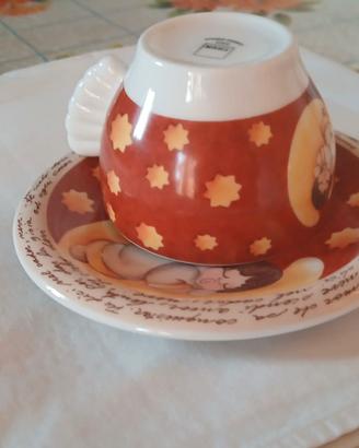 Tazza Thun Natale 2005 con piattino