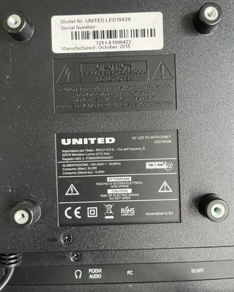 Televisore led 19’’ UNITED