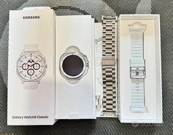 Samsung galaxy watch 8 serie classic white acciaio