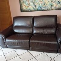 Divano elettrico in pelle 