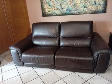 Divano elettrico in pelle 