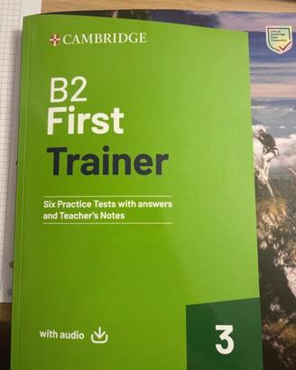 Libro cambridge First for Schools B2 con soluzioni