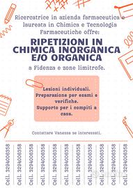 Ripetizioni in chimica organica e/o inorganica