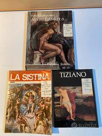 libri /riviste Michelangelo, Raffaello e Tiziano