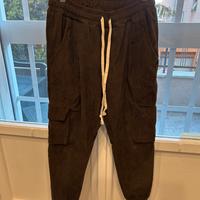 Pantalone con tasche velluto a costine