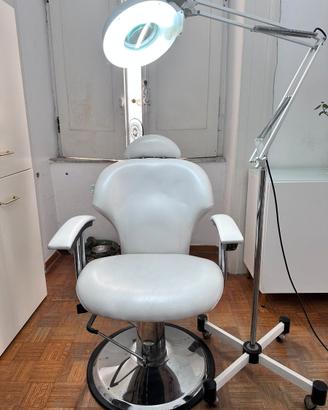 Kit Estetica - Poltrona Reclinabile+Lampada Lente