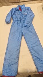 Tuta neve unisex azzurra