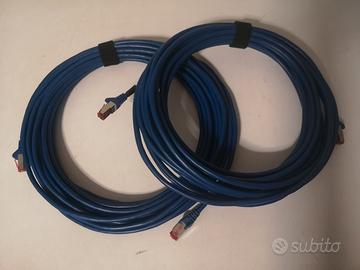 Coppia Di Cavi Ethernet 10m CAT6