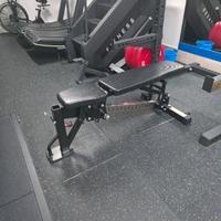 panca regolabile con movimento a slitta