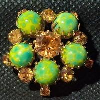 Spilla vintage a forma di fiore