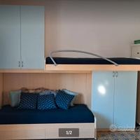 Letto a castello con Armadio