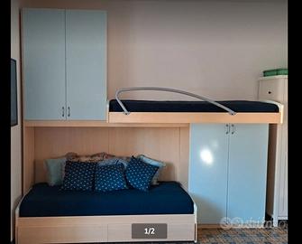 Letto a castello con Armadio