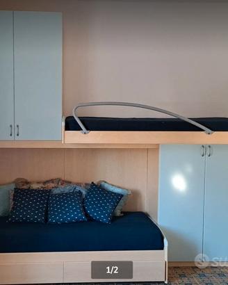 Letto a castello con Armadio
