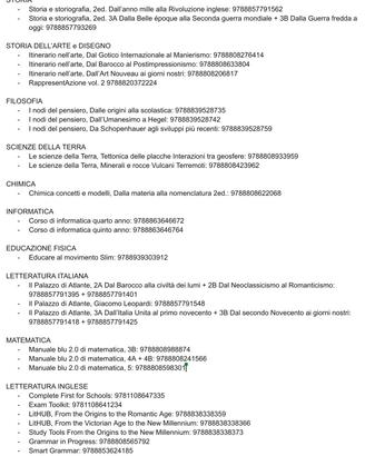 Libri Terza Quarta e Quinta 