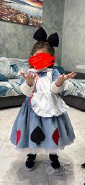 Vestito carnevale Alice nel paese delle meraviglie