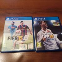 PS4 gioco fifa 15 e fifa 18