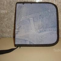 Porta Cd con Originalissima stampa tessuto Jeans