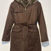Giaccone Parka Impermeabile Reversibile Bambina