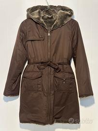 Giaccone Parka Impermeabile Reversibile Bambina