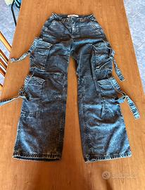 jeans cargo Bershka
