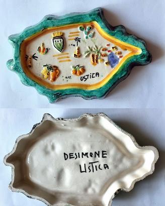 Svuotatasche vintage in ceramica firmato De Simone
