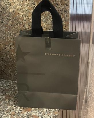 Set confezione sacchetto Starbucks + nastrino