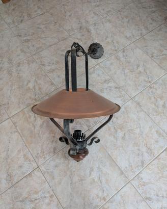 Lampadario Lanterna in rame