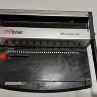 Rilegatrice manuale a dorsi metallici 