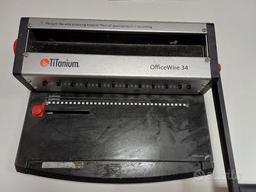 Rilegatrice manuale a dorsi metallici 