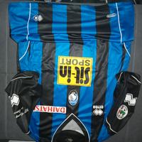 maglia vintage Atalanta  con dedica e autografo 