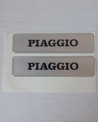 Coppia adesivi resinati Piaggio originali